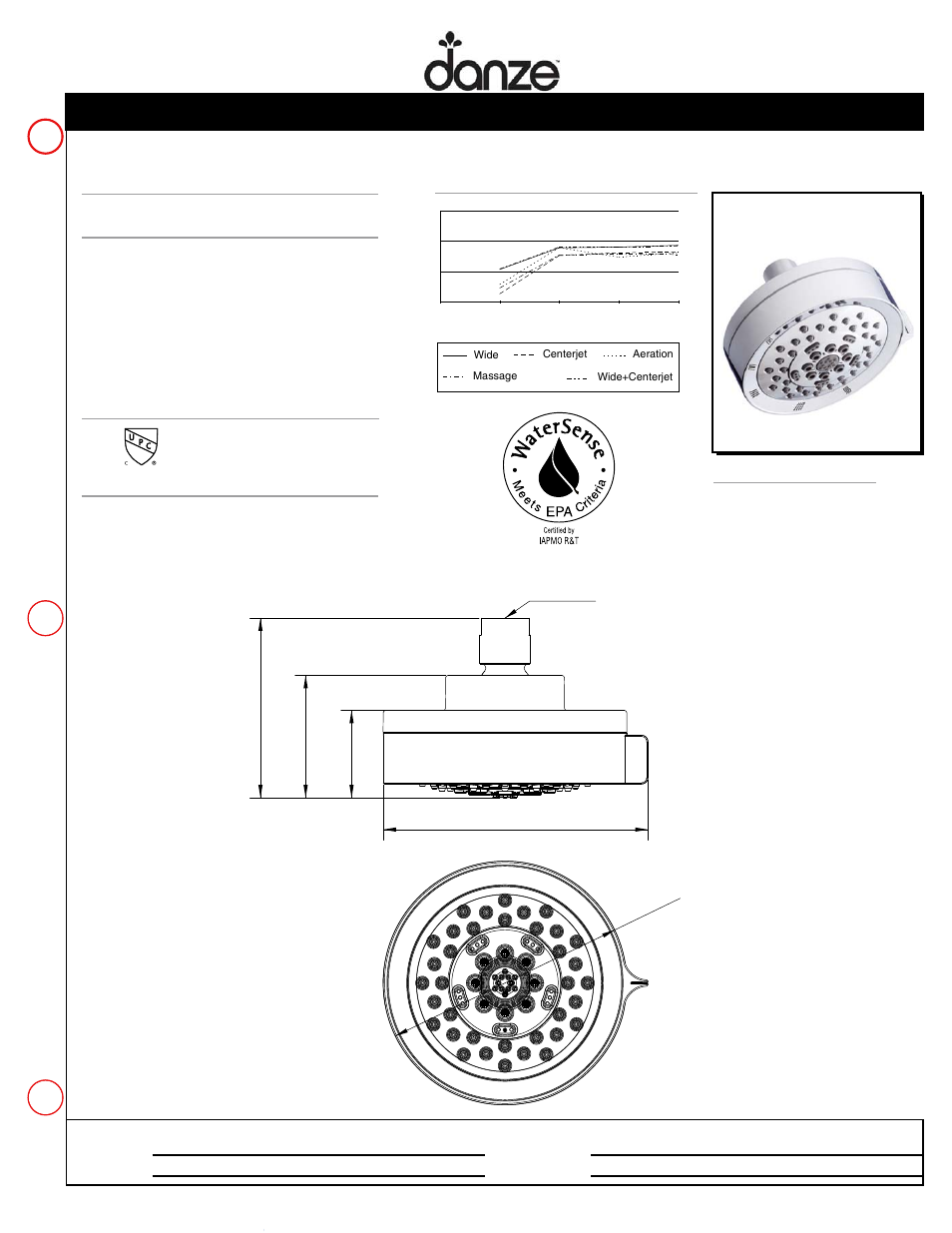 Danze D460055 User Manual | 1 page
