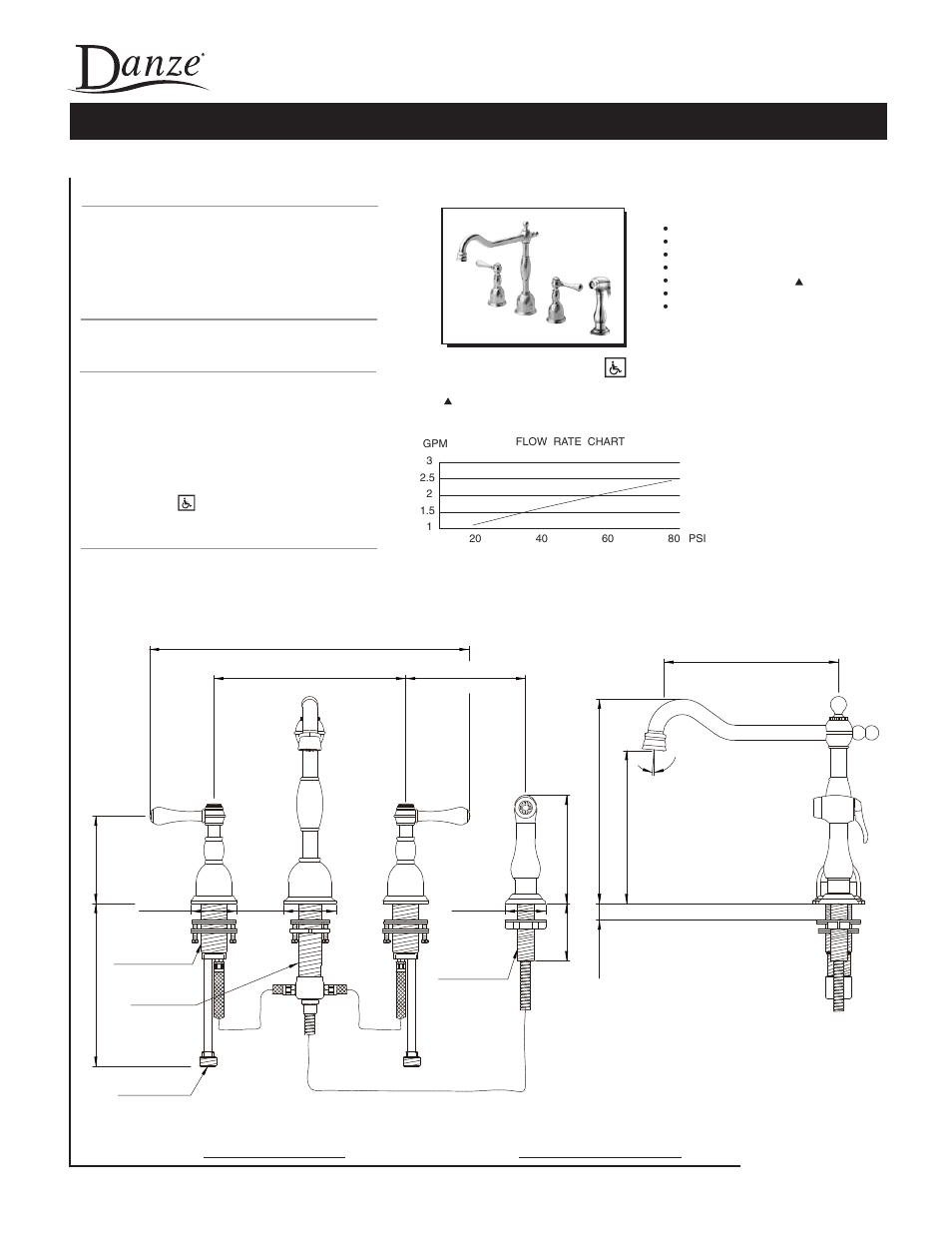 Danze D414357 - Spec Sheets User Manual | 1 page