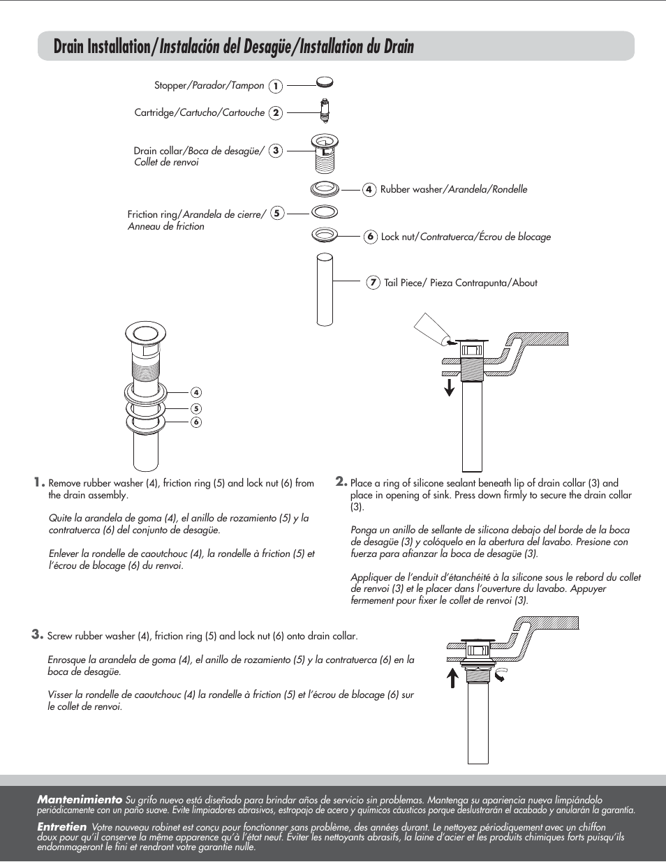 Danze D223144 - Installation Manual User Manual | Page 3 / 7