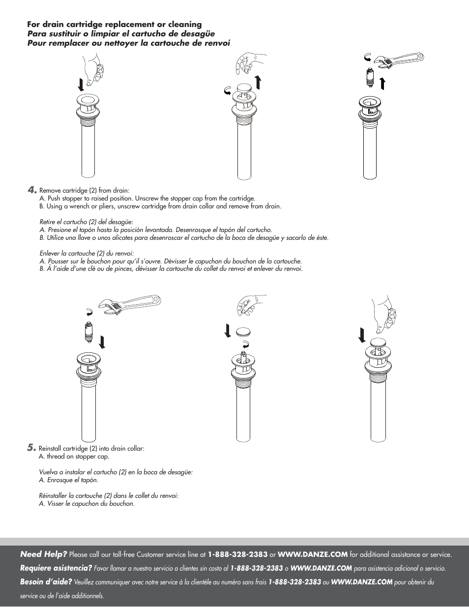 Danze D231558 - Installation Manual User Manual | Page 5 / 5