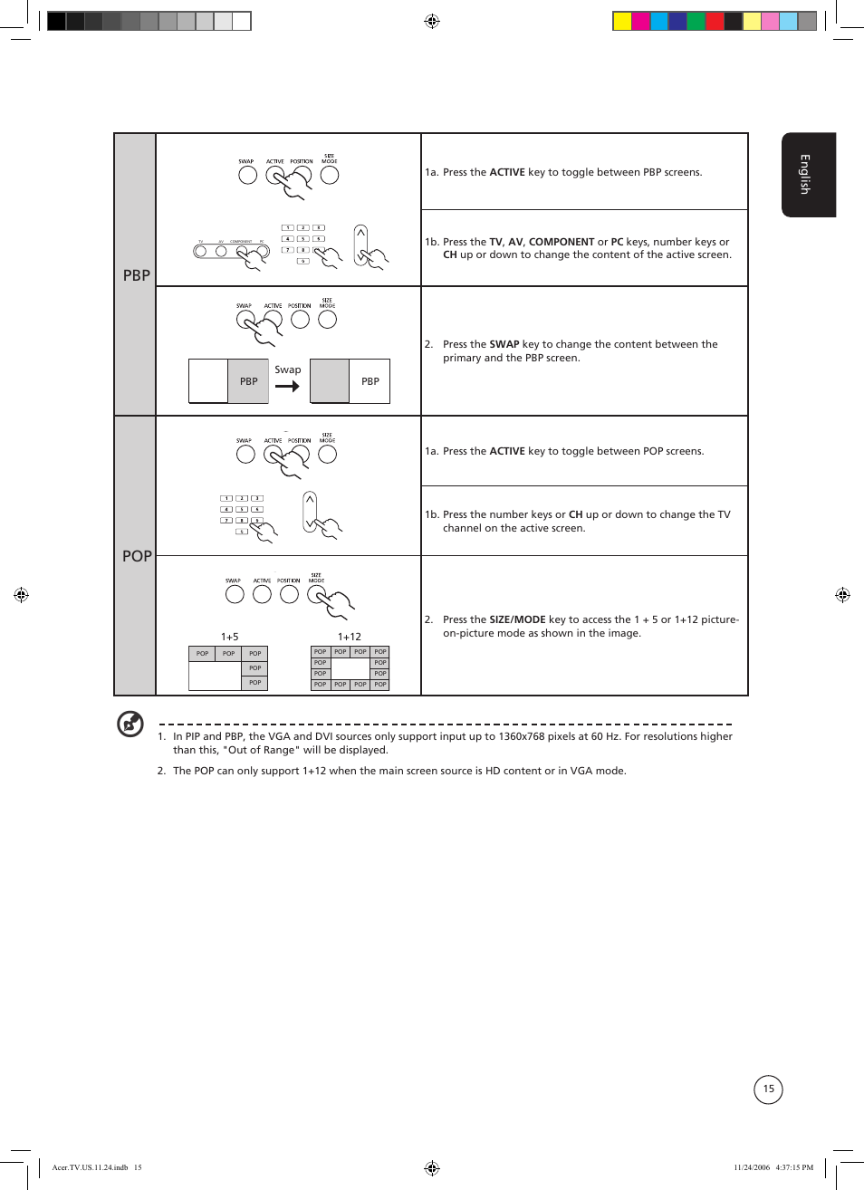 English | Acer AT3720A User Manual | Page 15 / 24