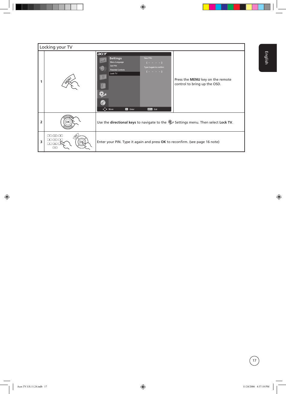 Acer AT3720A User Manual | Page 17 / 24