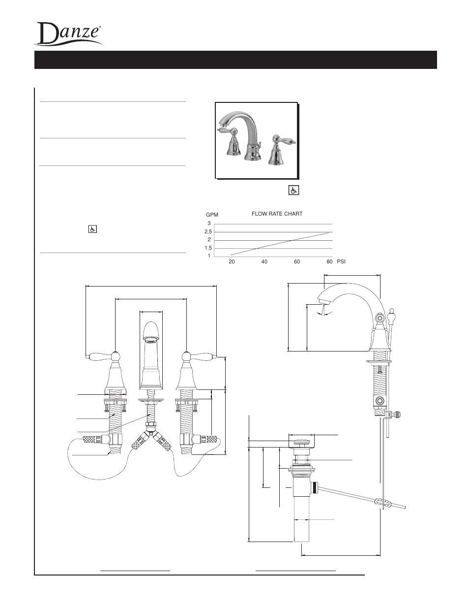 Danze D308240 - Spec Sheets User Manual | 1 page