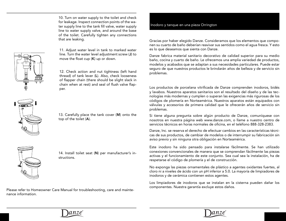 Danze DC011223 - Installation Manual User Manual | Page 5 / 11