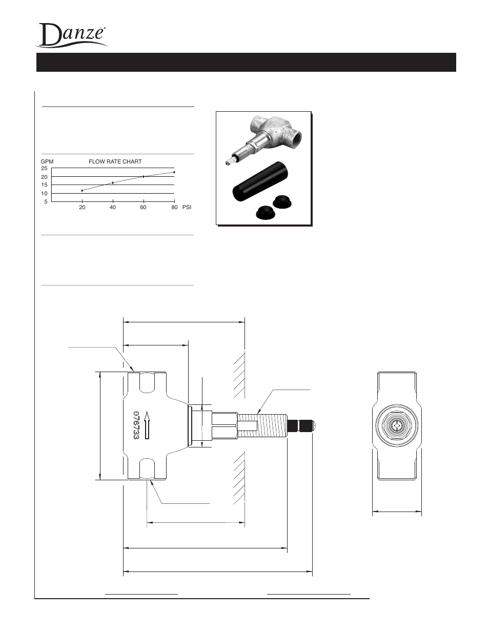 Danze D135300BT - Spec Sheets User Manual | 1 page