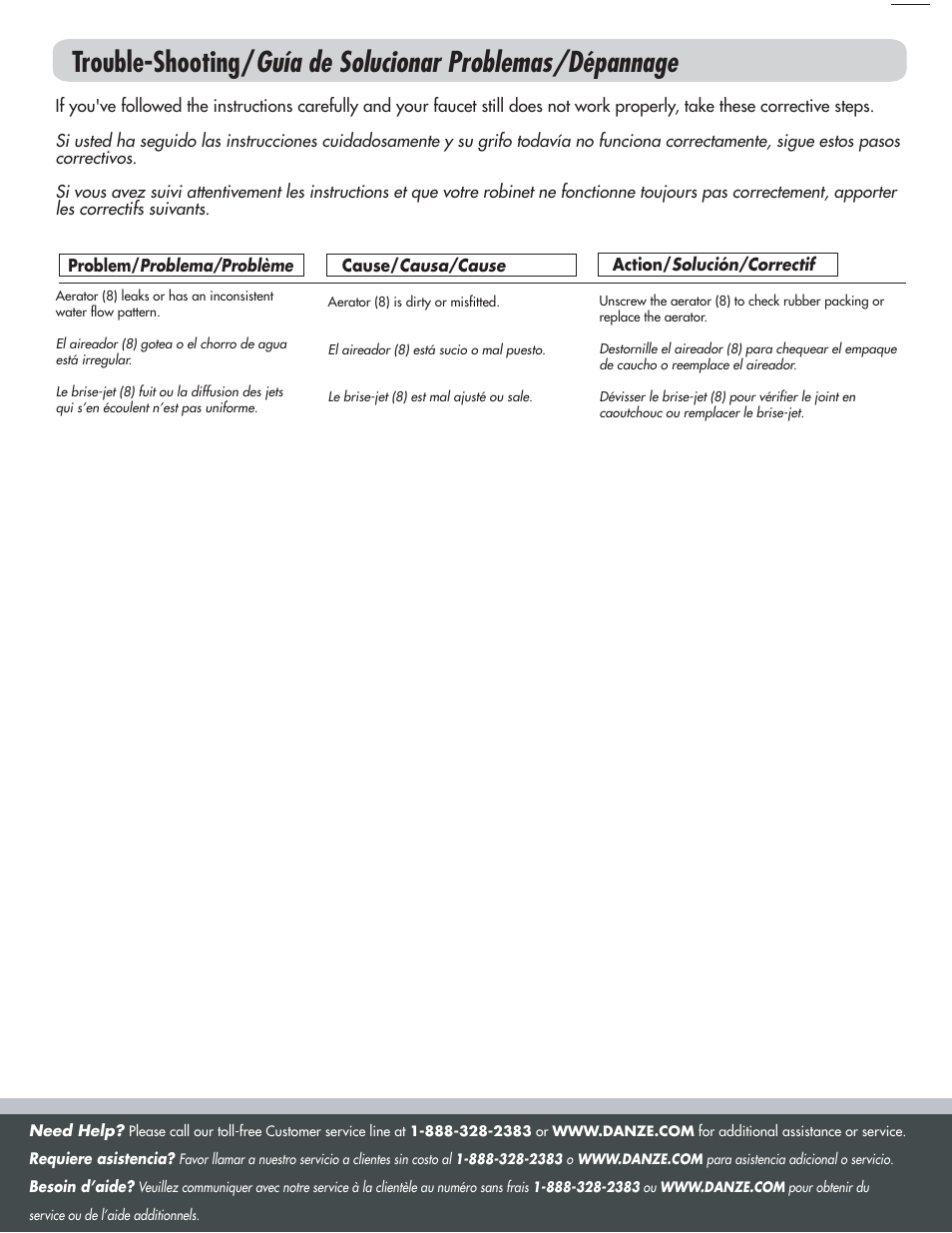 Danze D307356 - Installation Manual User Manual | Page 5 / 6