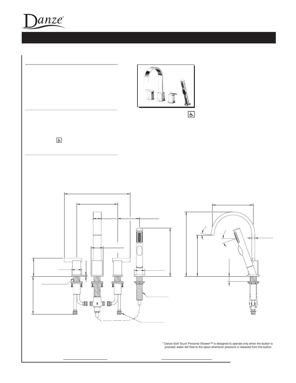 Danze D301944 - Spec Sheets User Manual | 2 pages