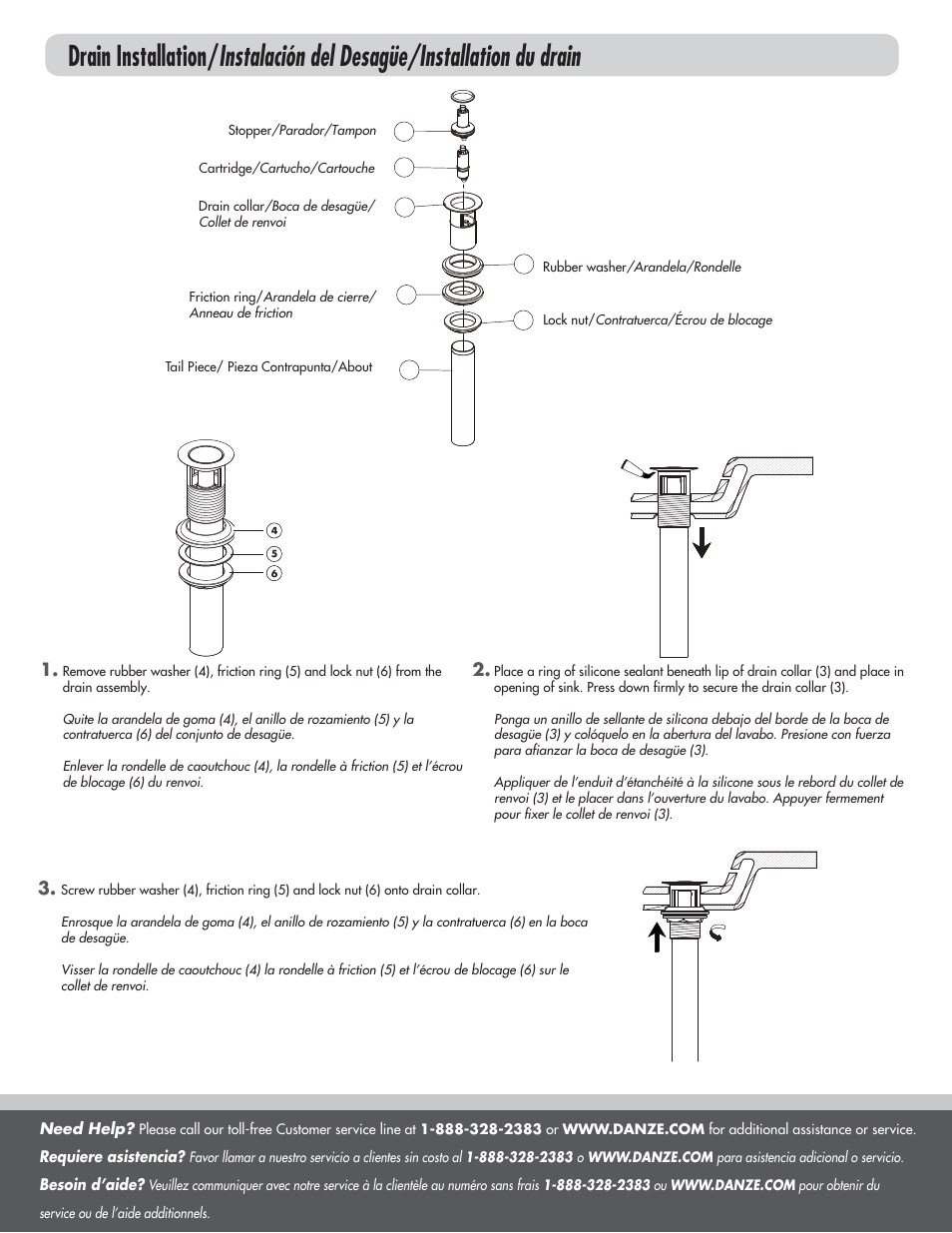 Danze D304012 - Installation Manual User Manual | Page 6 / 8