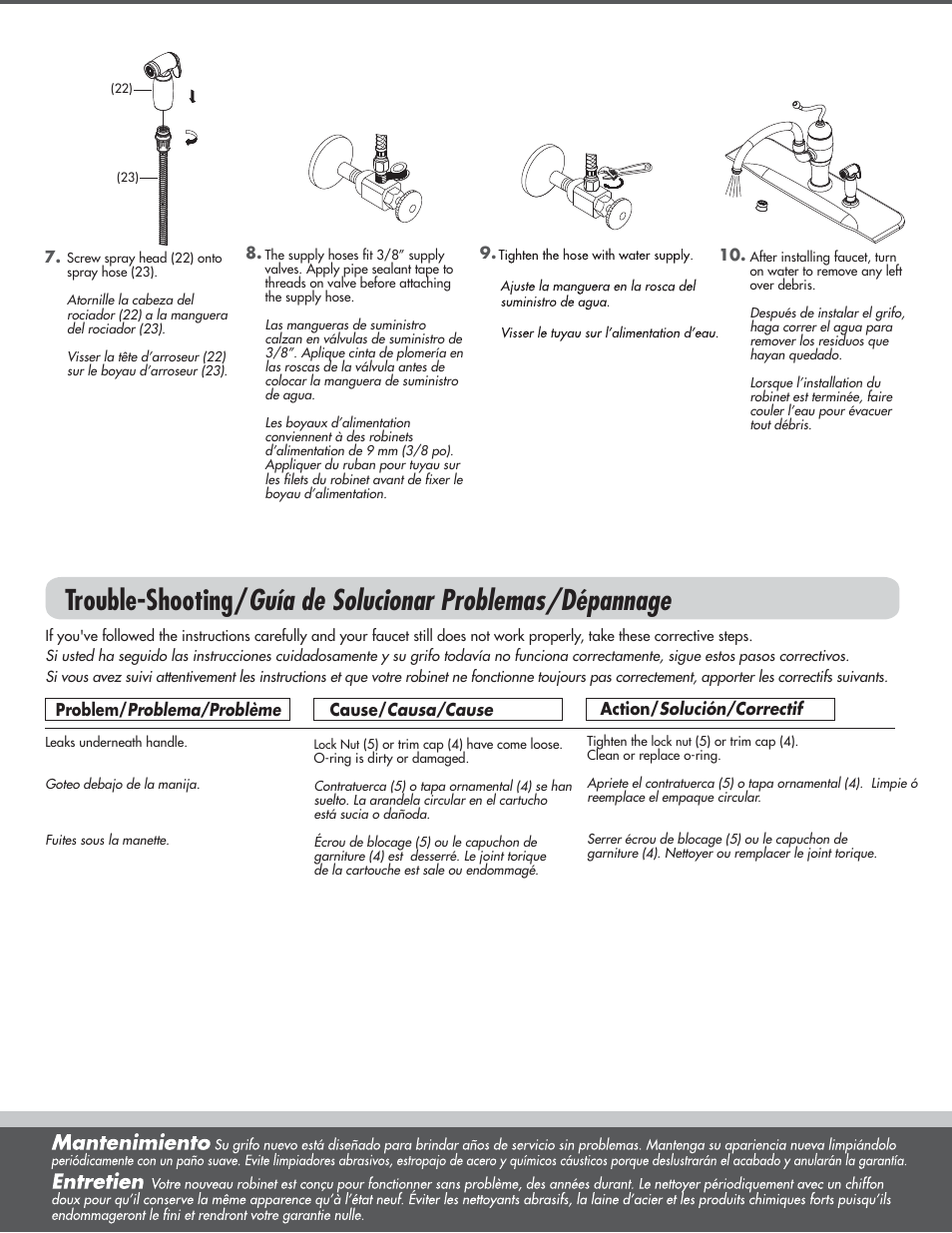 Danze D407521 - Installation Manual User Manual | Page 3 / 3