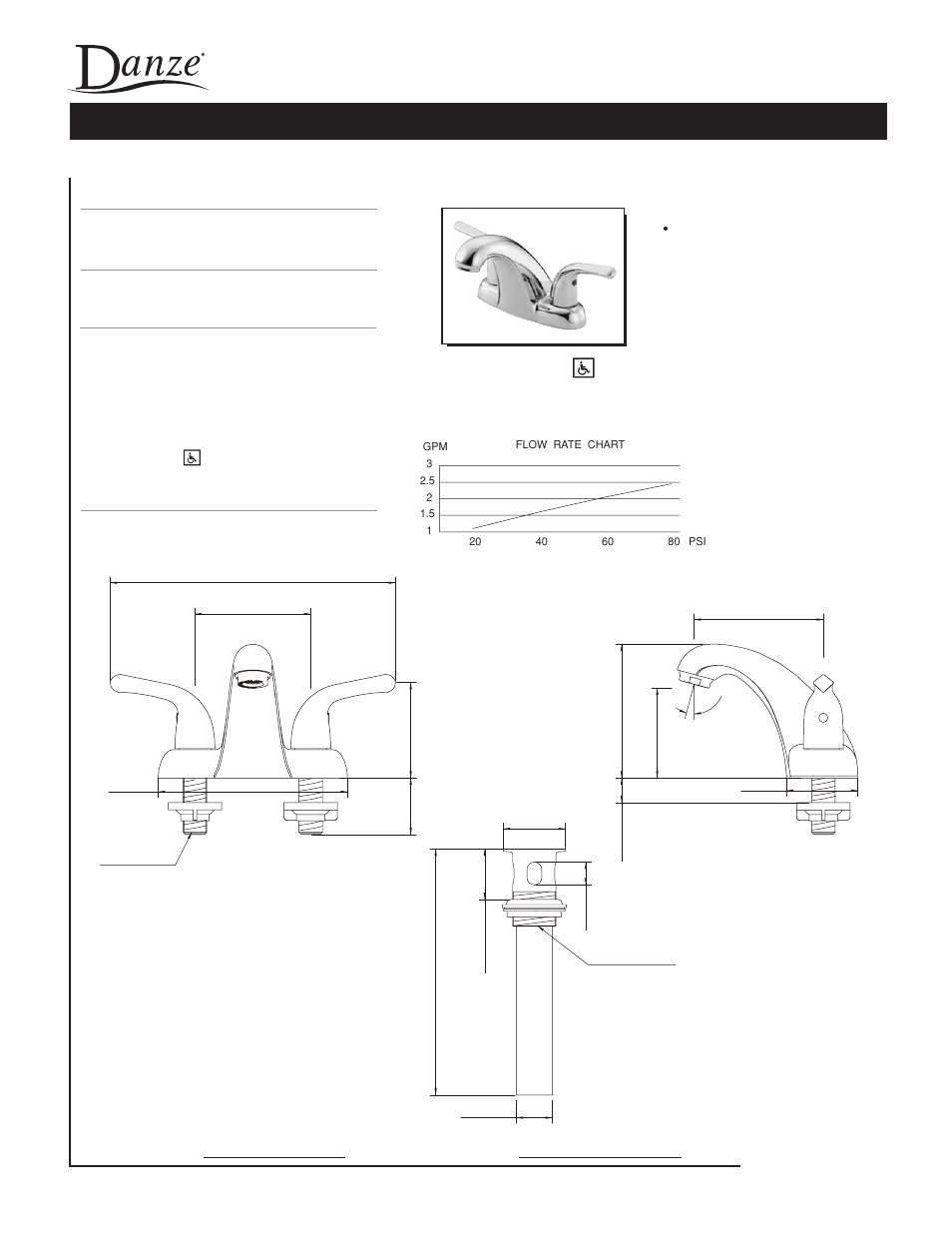 Danze D212011 - Spec Sheets User Manual | 1 page