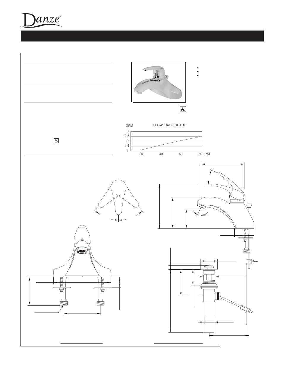 Danze D203112 - Spec Sheets User Manual | 1 page