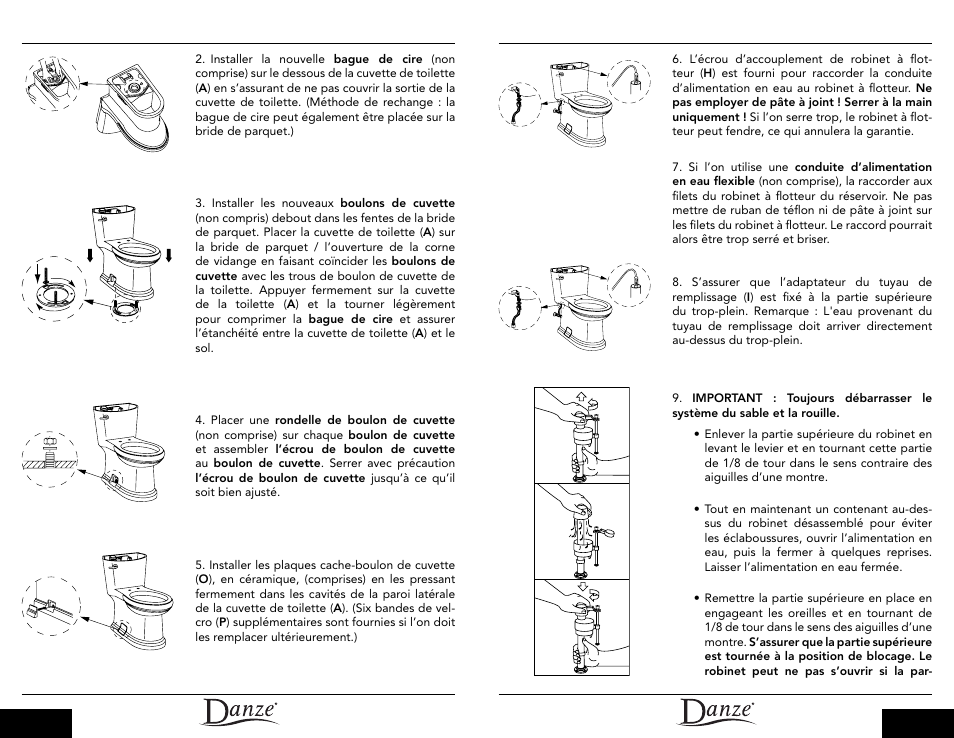 Danze DC011323 - Installation Manual User Manual | Page 10 / 11