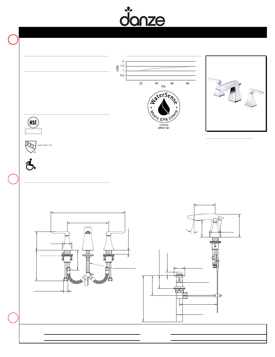 Danze D304036 User Manual | 1 page