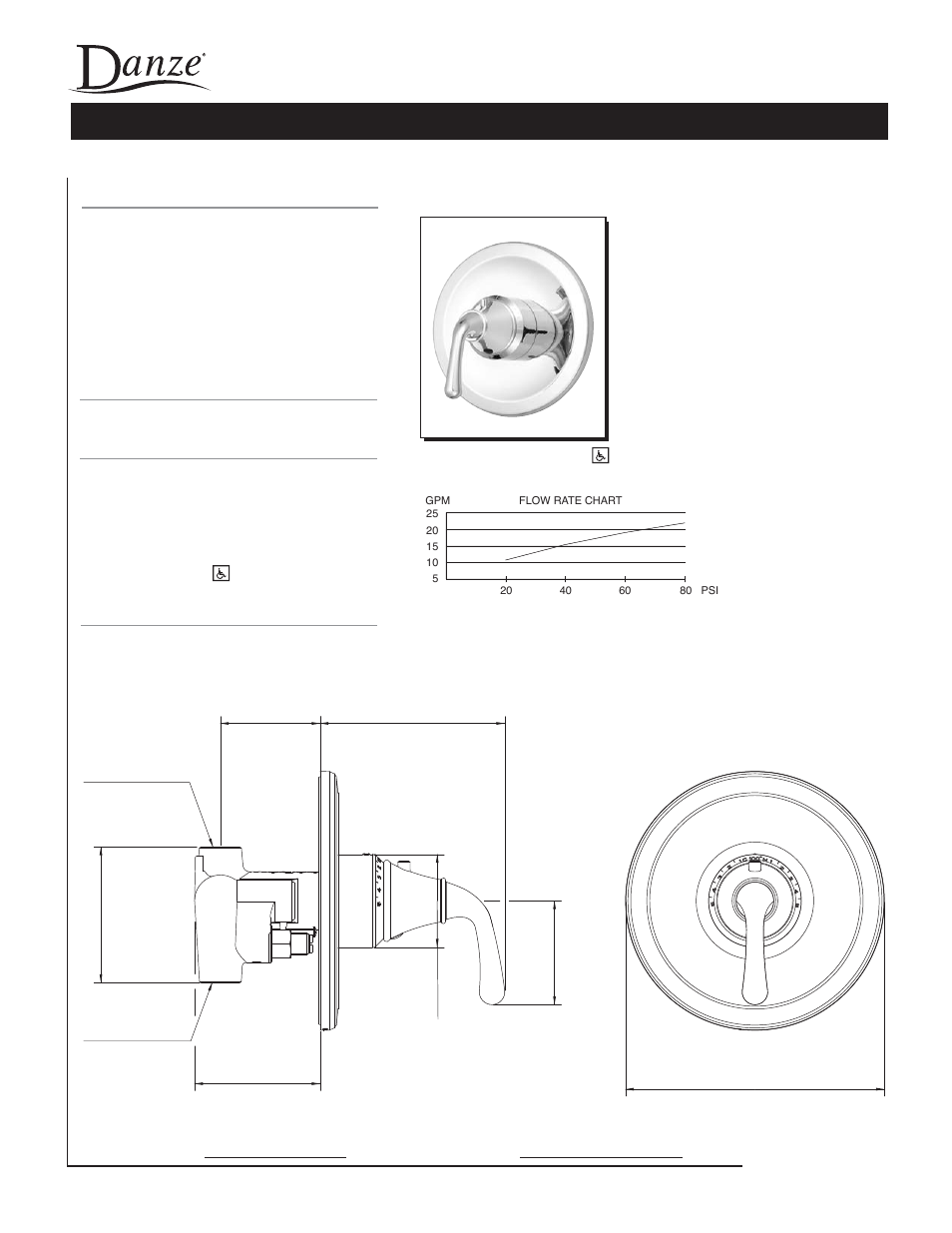 Danze D562056 - Spec Sheets User Manual | 1 page