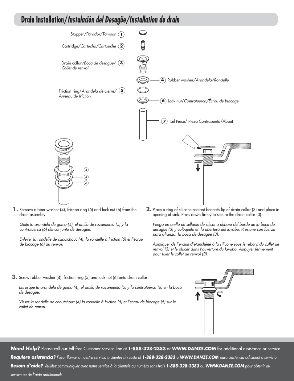 Danze D316258 - Installation Manual User Manual | Page 5 / 6