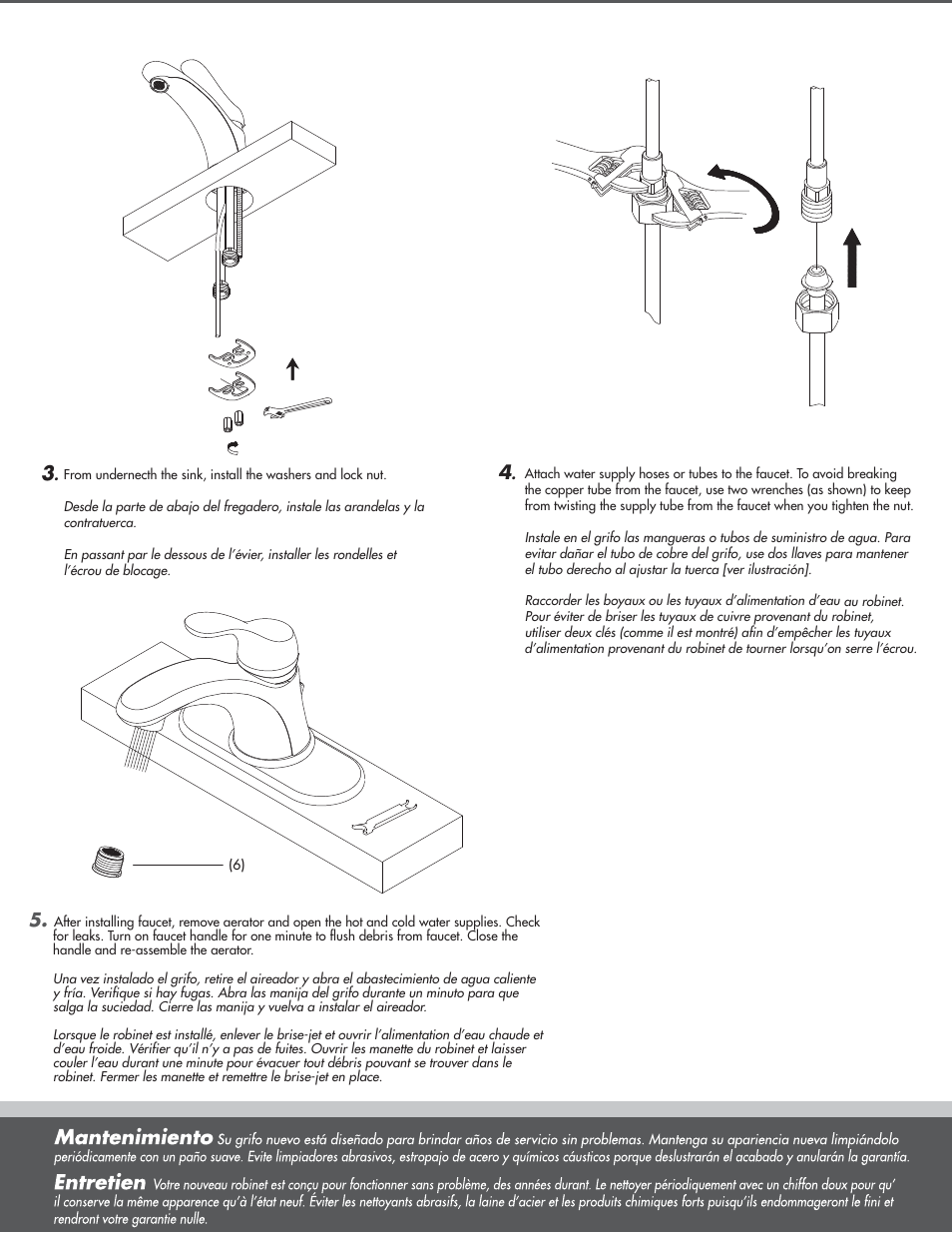 Danze D225525 - Installation Manual User Manual | Page 3 / 6