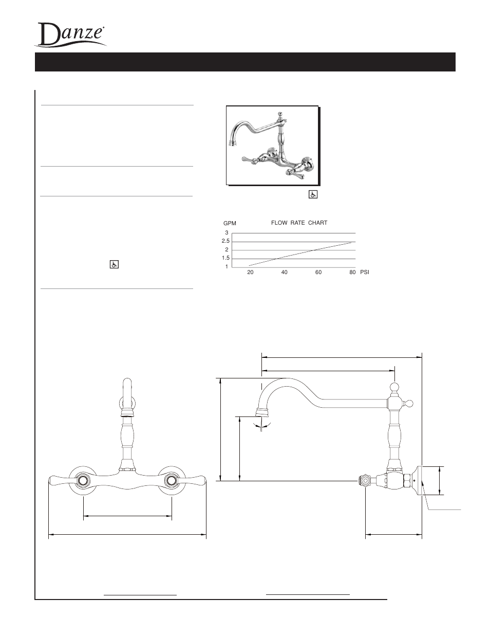 Danze D416557 - Spec Sheets User Manual | 1 page