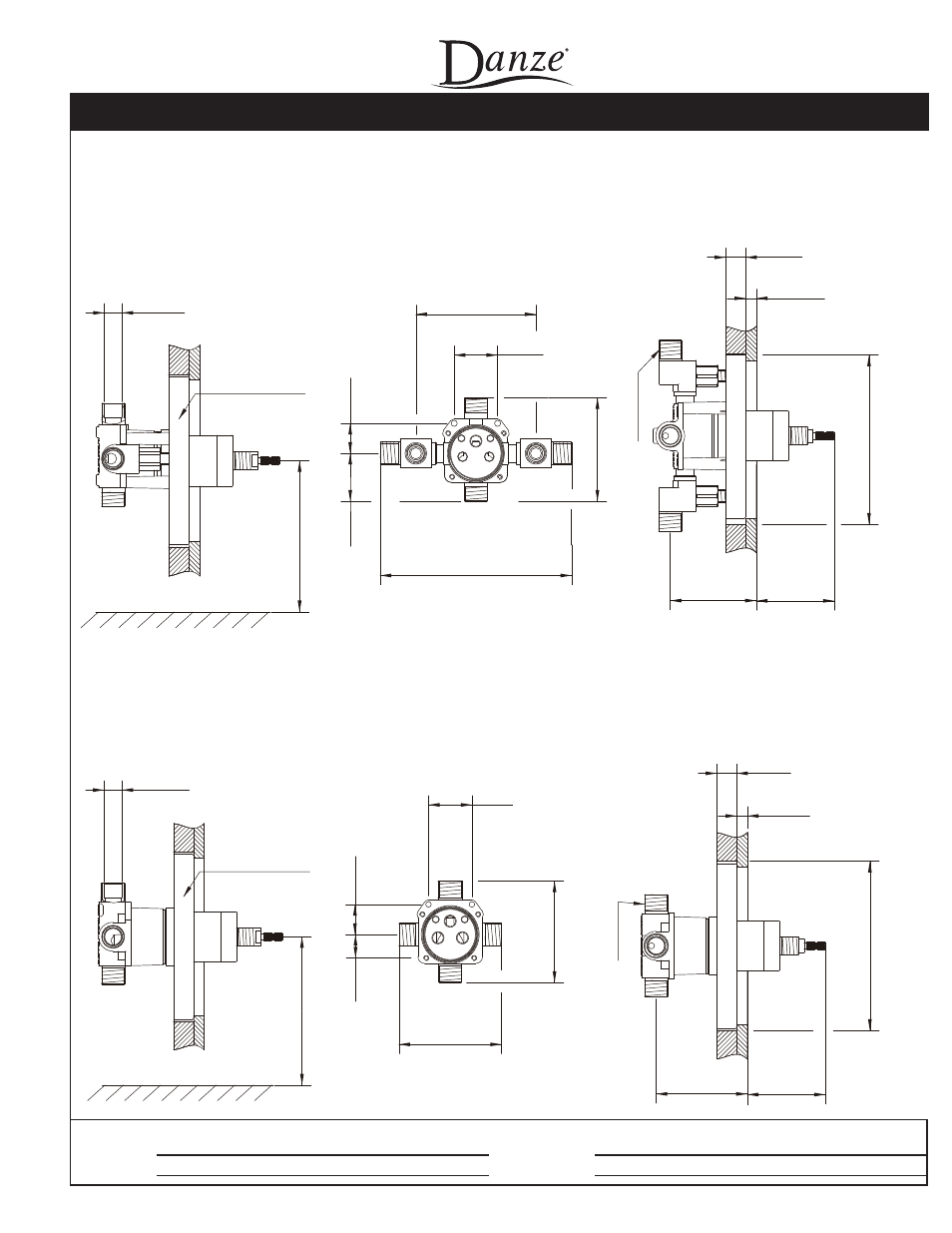 Antioch, Single handle pressure balance tub & shower faucet, Specifications | Danze D510021 - Spec Sheets User Manual | Page 2 / 2