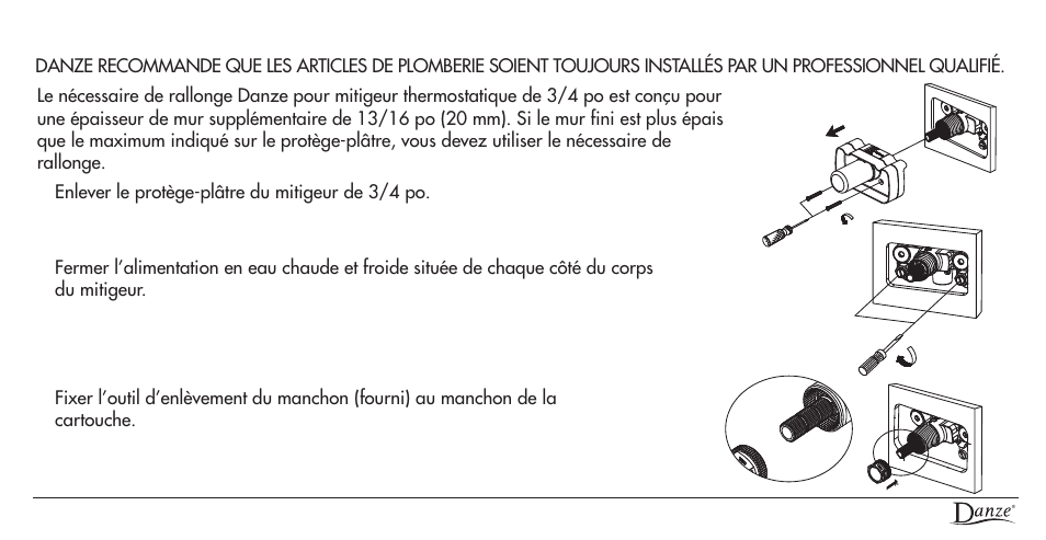 Manuel des instructions d’utilisation | Danze D155001BT - Installation Manual User Manual | Page 11 / 13