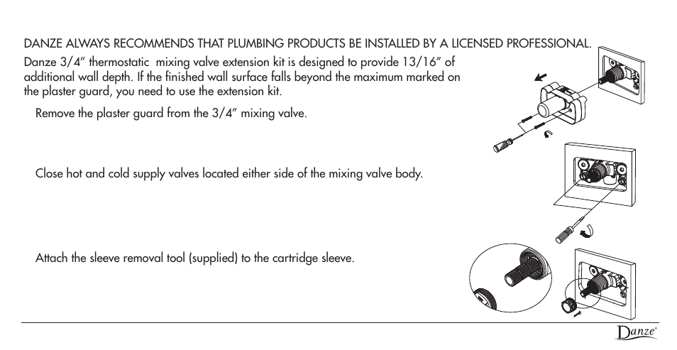 Operation manual | Danze D155001BT - Installation Manual User Manual | Page 3 / 13