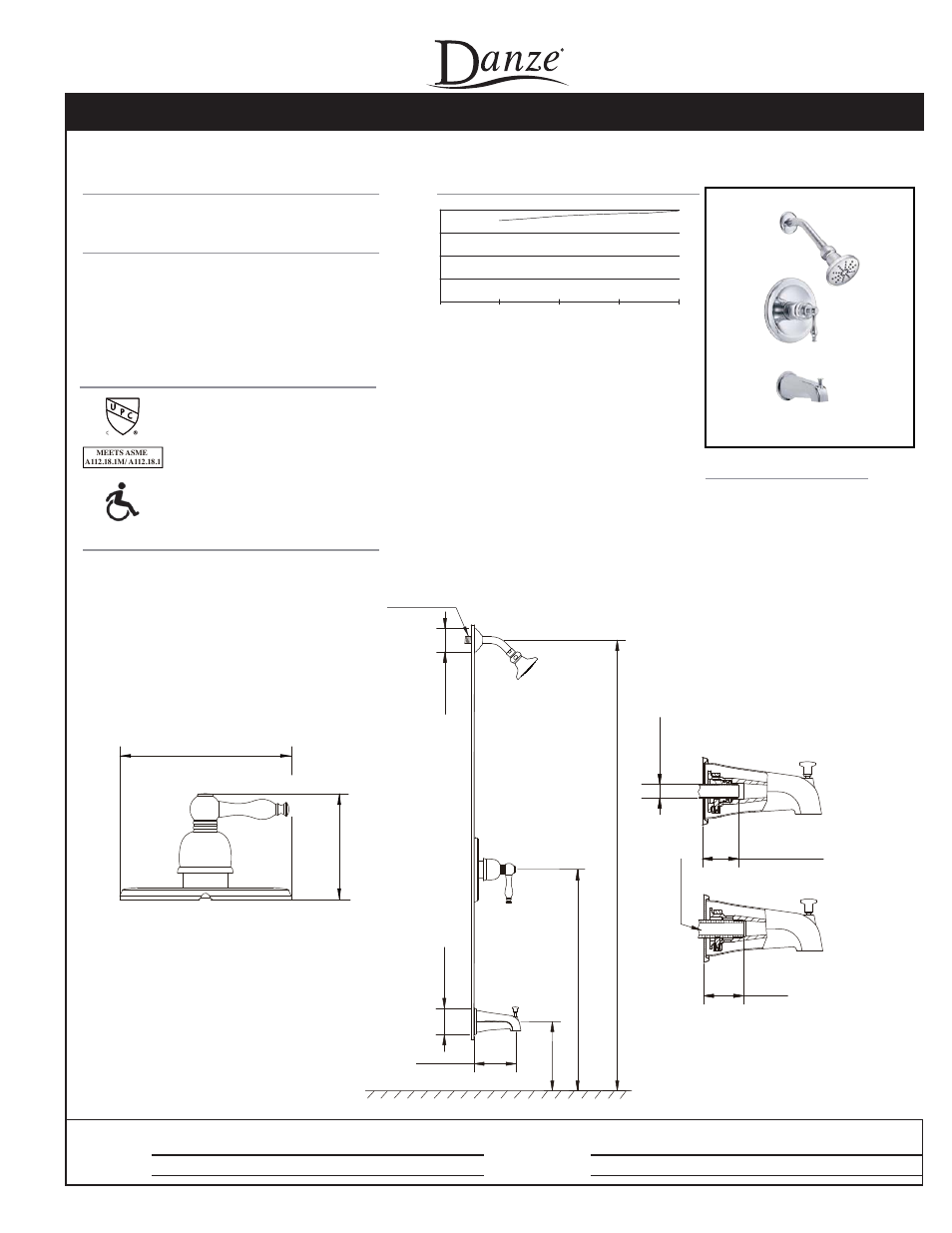 Danze D520655T User Manual | 1 page
