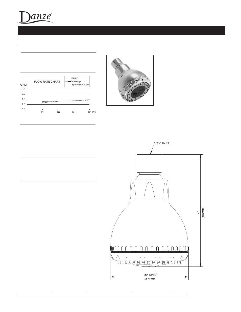 Danze D462014 User Manual | 1 page