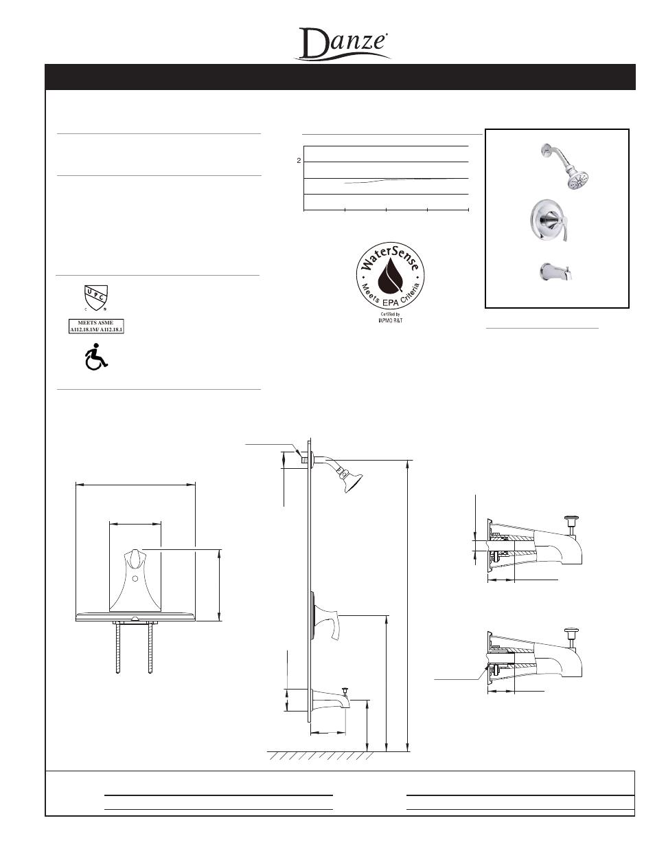 Danze D513522T User Manual | 1 page