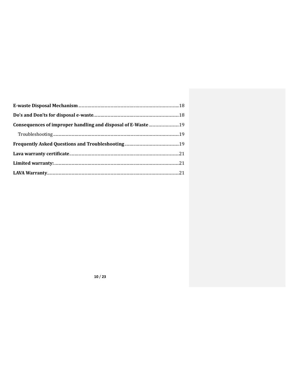 Lava Mobiles ARC12 User Manual | Page 10 / 23