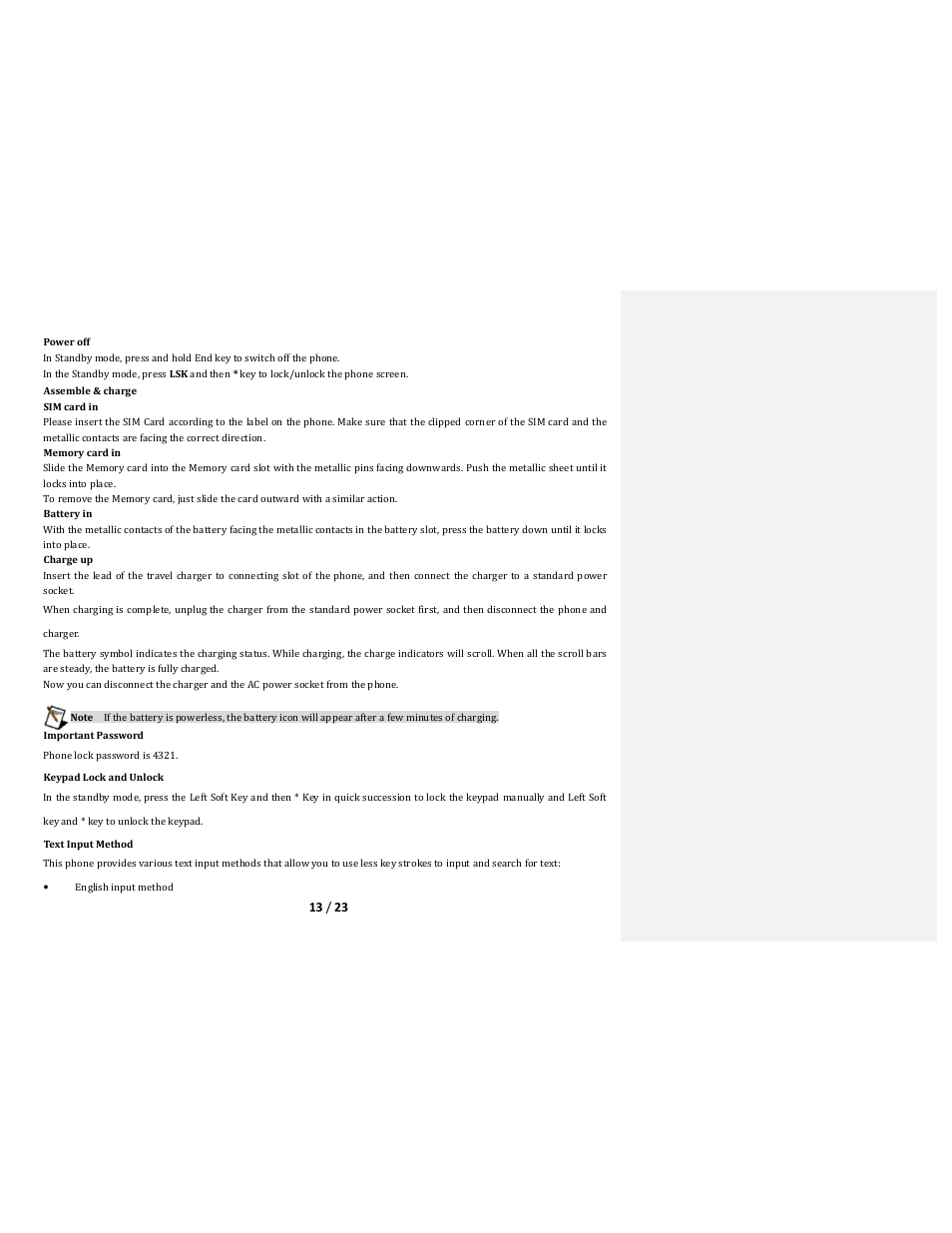 Lava Mobiles ARC12 User Manual | Page 13 / 23
