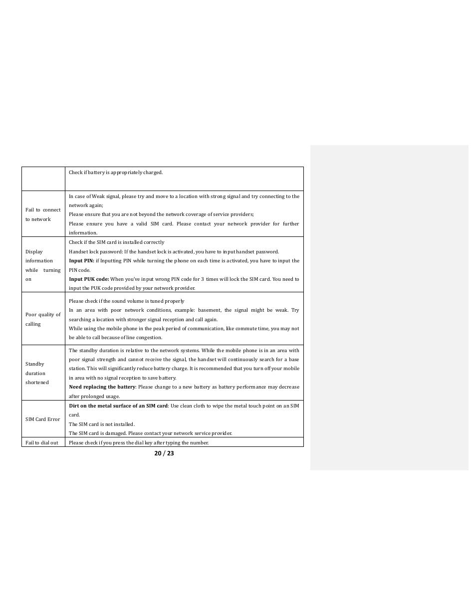 Lava Mobiles ARC12 User Manual | Page 20 / 23