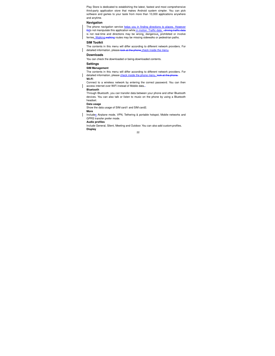 Lava Mobiles Iris 502 User Manual | Page 26 / 36