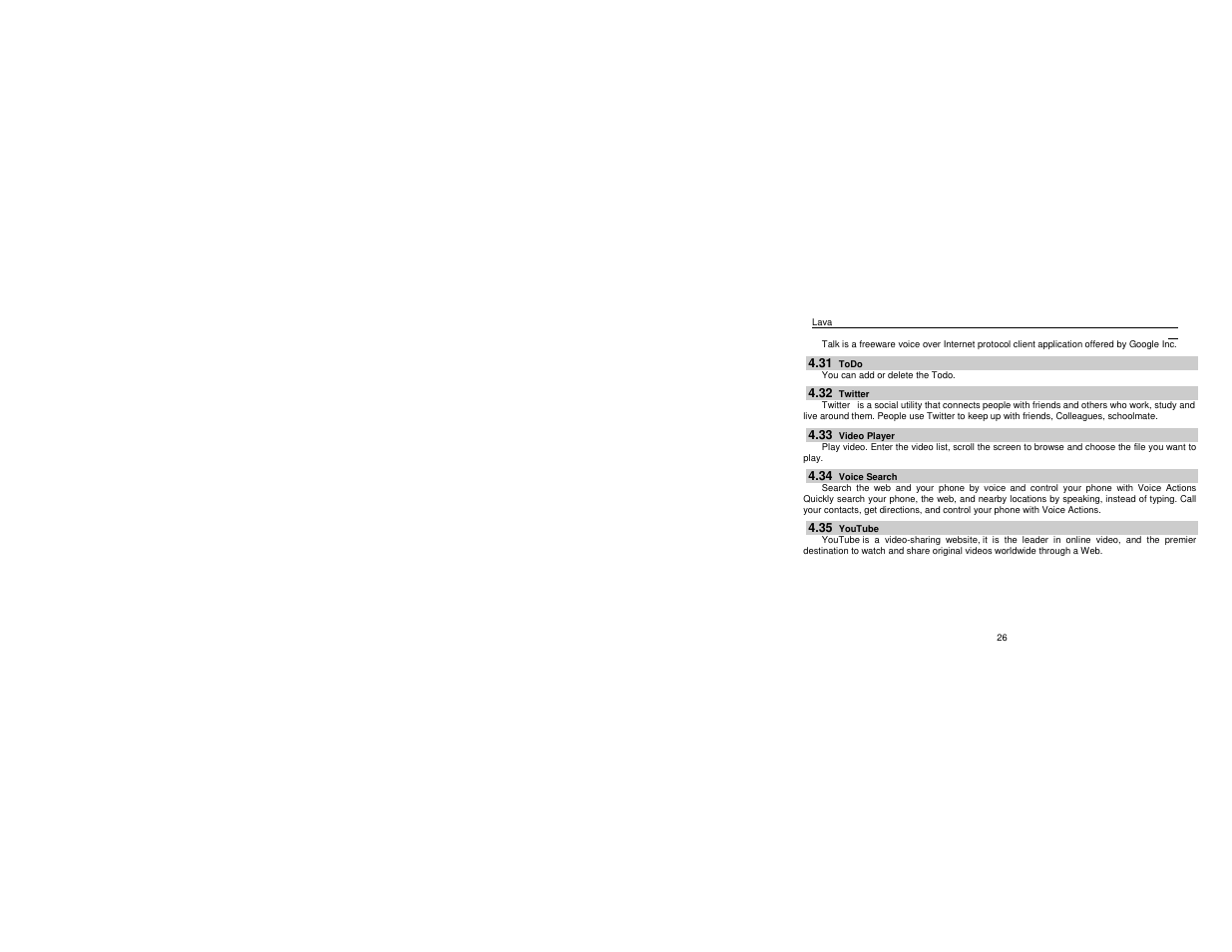 Lava Mobiles Iris 504Q User Manual | Page 30 / 56