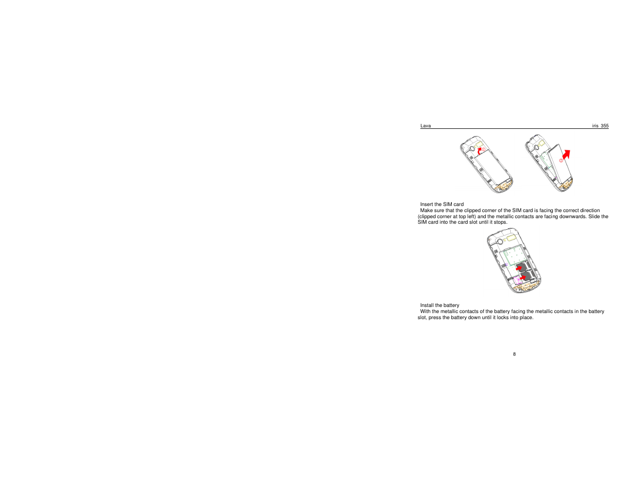 Lava Mobiles Iris 355 User Manual | Page 11 / 38