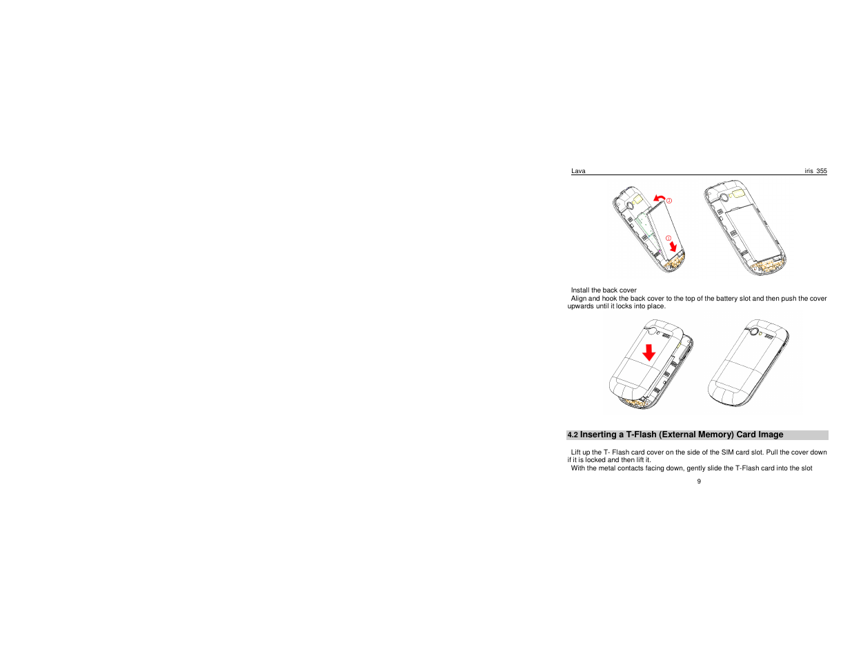 Lava Mobiles Iris 355 User Manual | Page 12 / 38