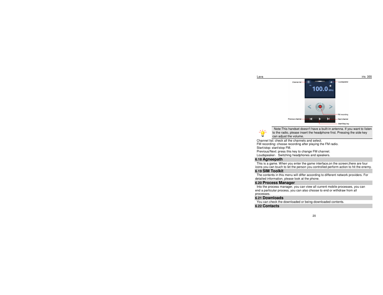 Lava Mobiles Iris 355 User Manual | Page 23 / 38