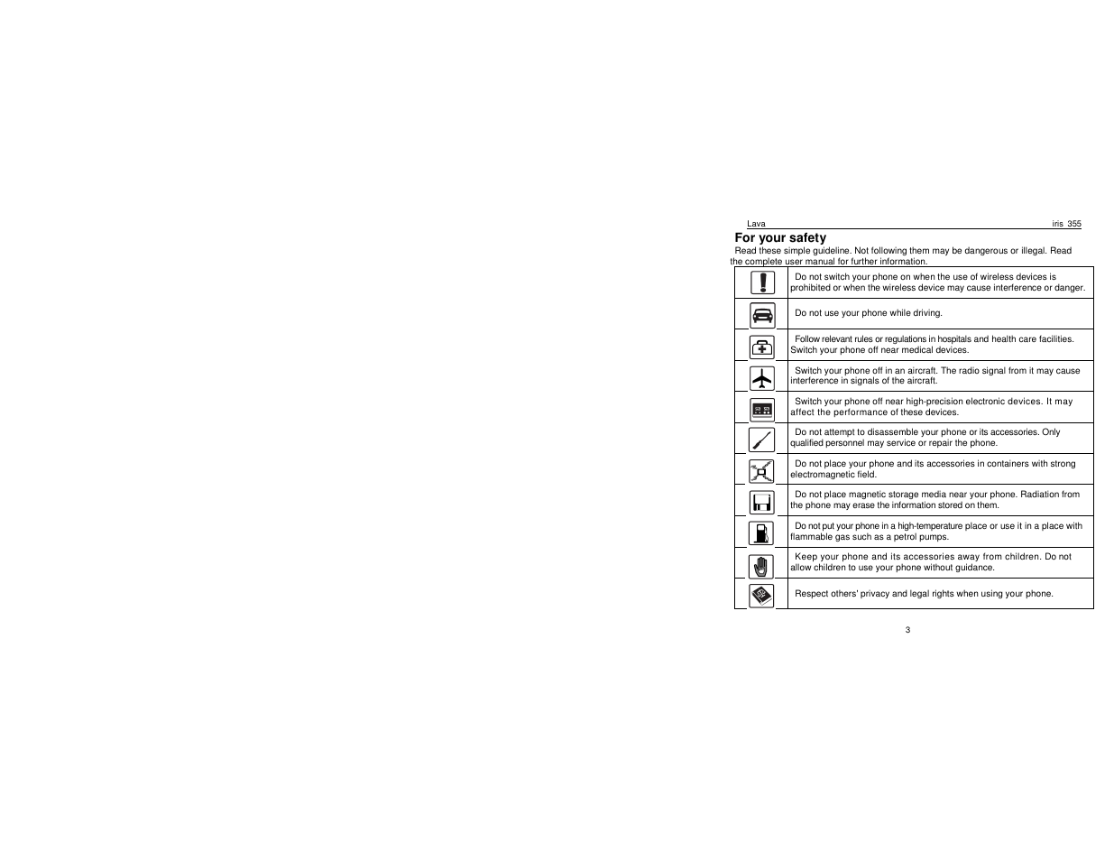 Lava Mobiles Iris 355 User Manual | Page 6 / 38