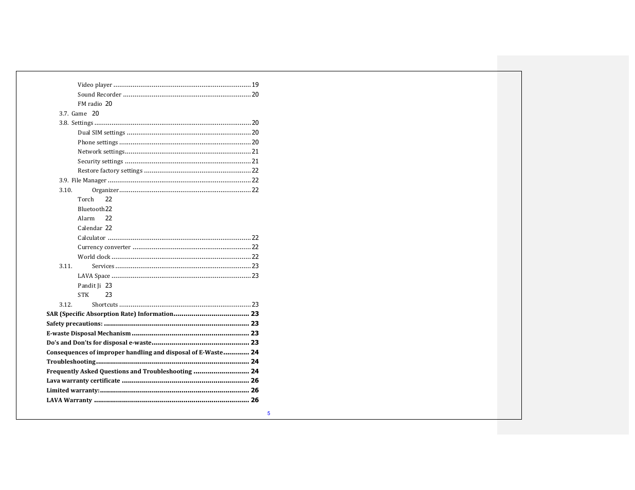 Lava Mobiles KKT 21 User Manual | Page 5 / 27