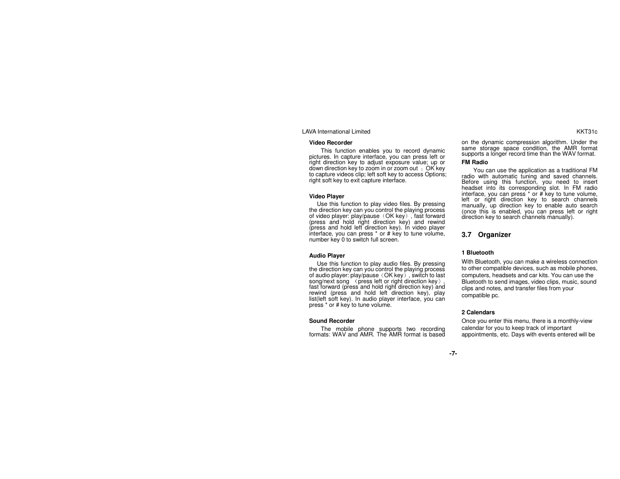 Lava Mobiles KKT 31C User Manual | Page 13 / 26