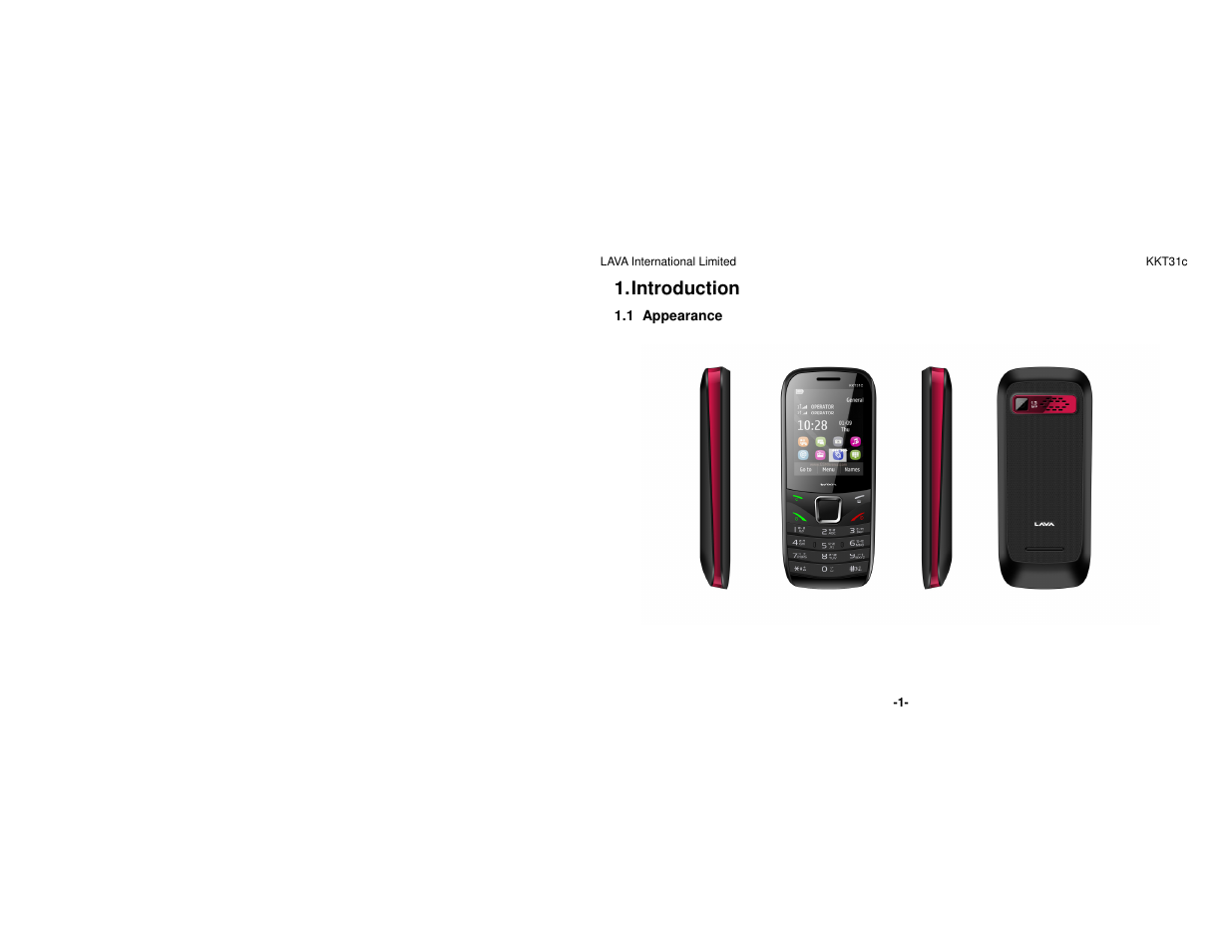 Introduction | Lava Mobiles KKT 31C User Manual | Page 7 / 26