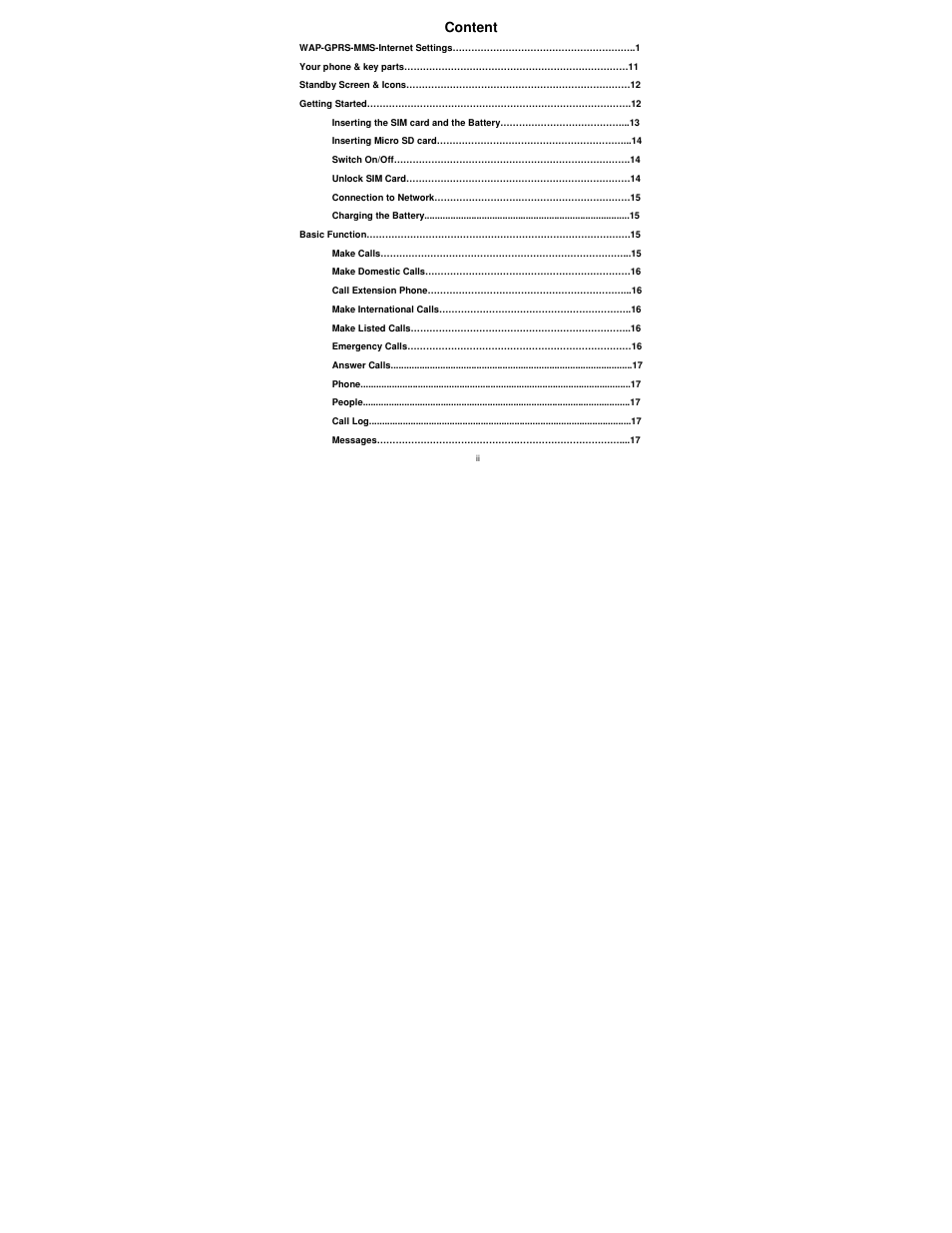 Content | Lava Mobiles Iris 405 User Manual | Page 2 / 36