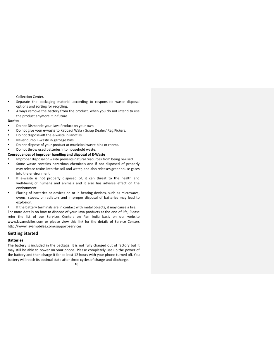 Lava Mobiles Discover 132 User Manual | Page 16 / 28