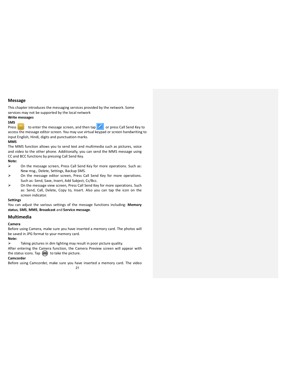 Lava Mobiles Discover 132 User Manual | Page 21 / 28