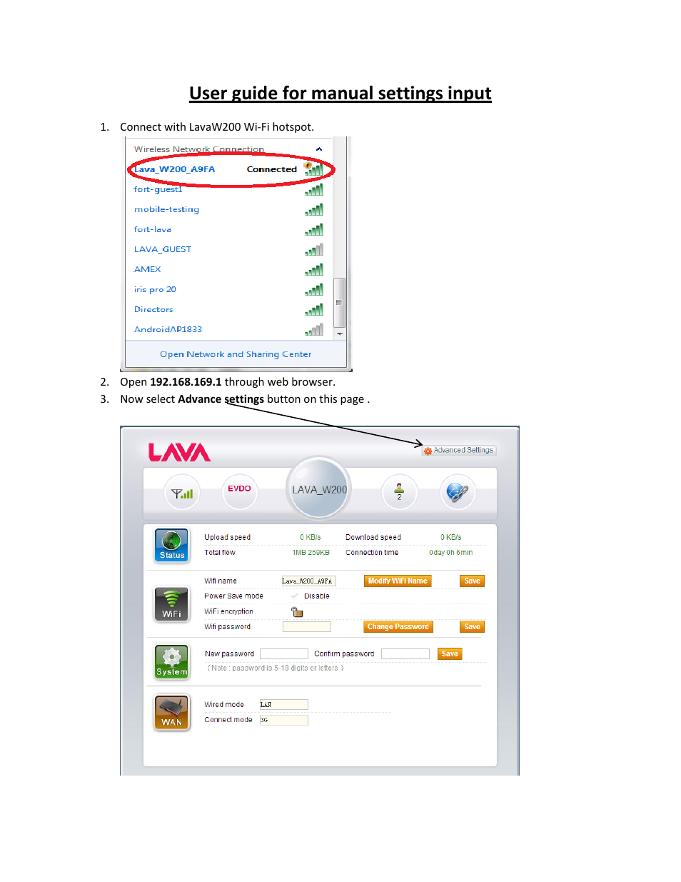 Lava Mobiles W200 User Manual | 6 pages