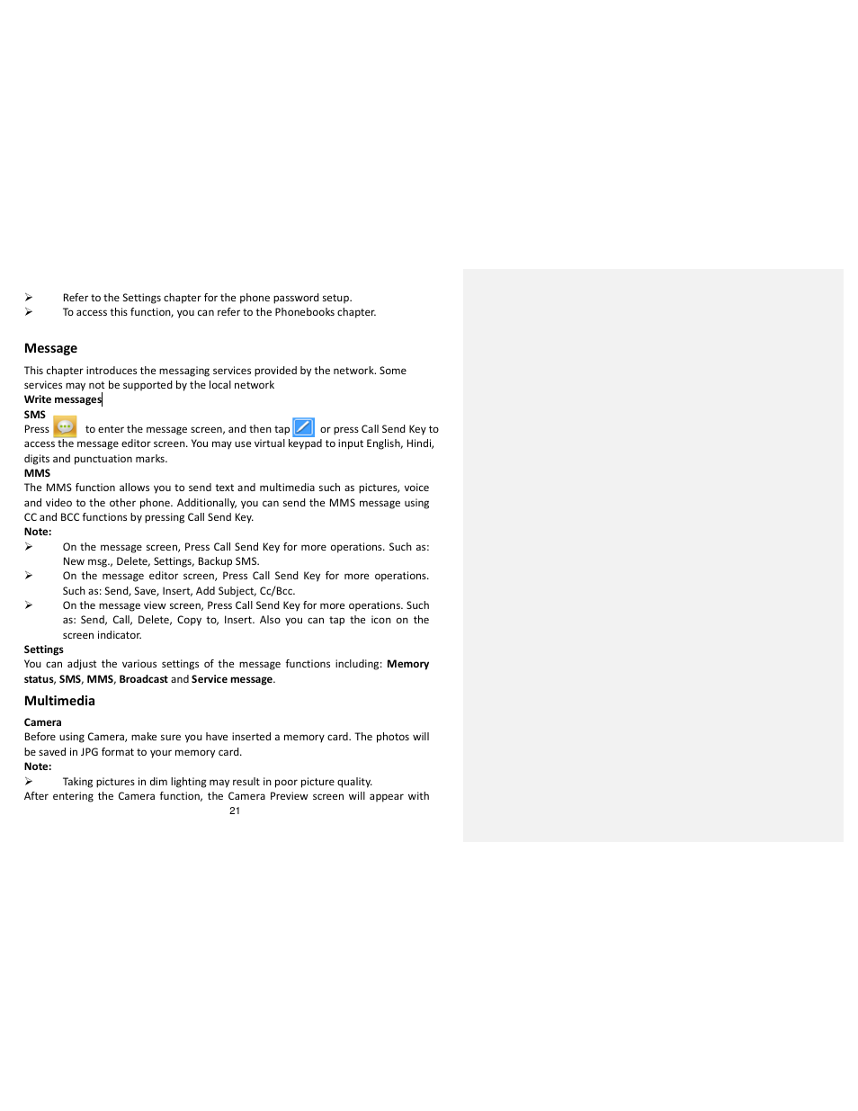 Lava Mobiles Discover 135 User Manual | Page 21 / 28