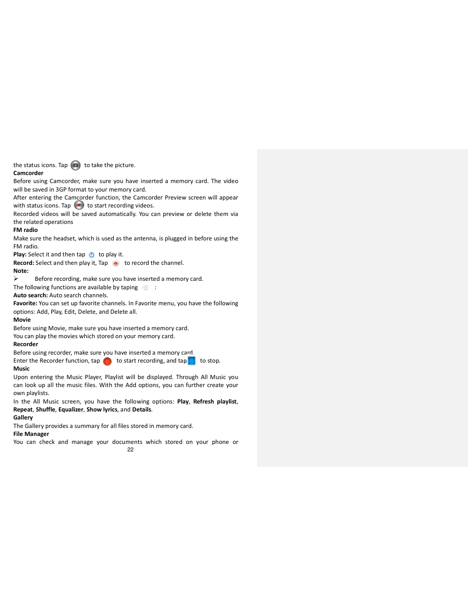 Lava Mobiles Discover 135 User Manual | Page 22 / 28