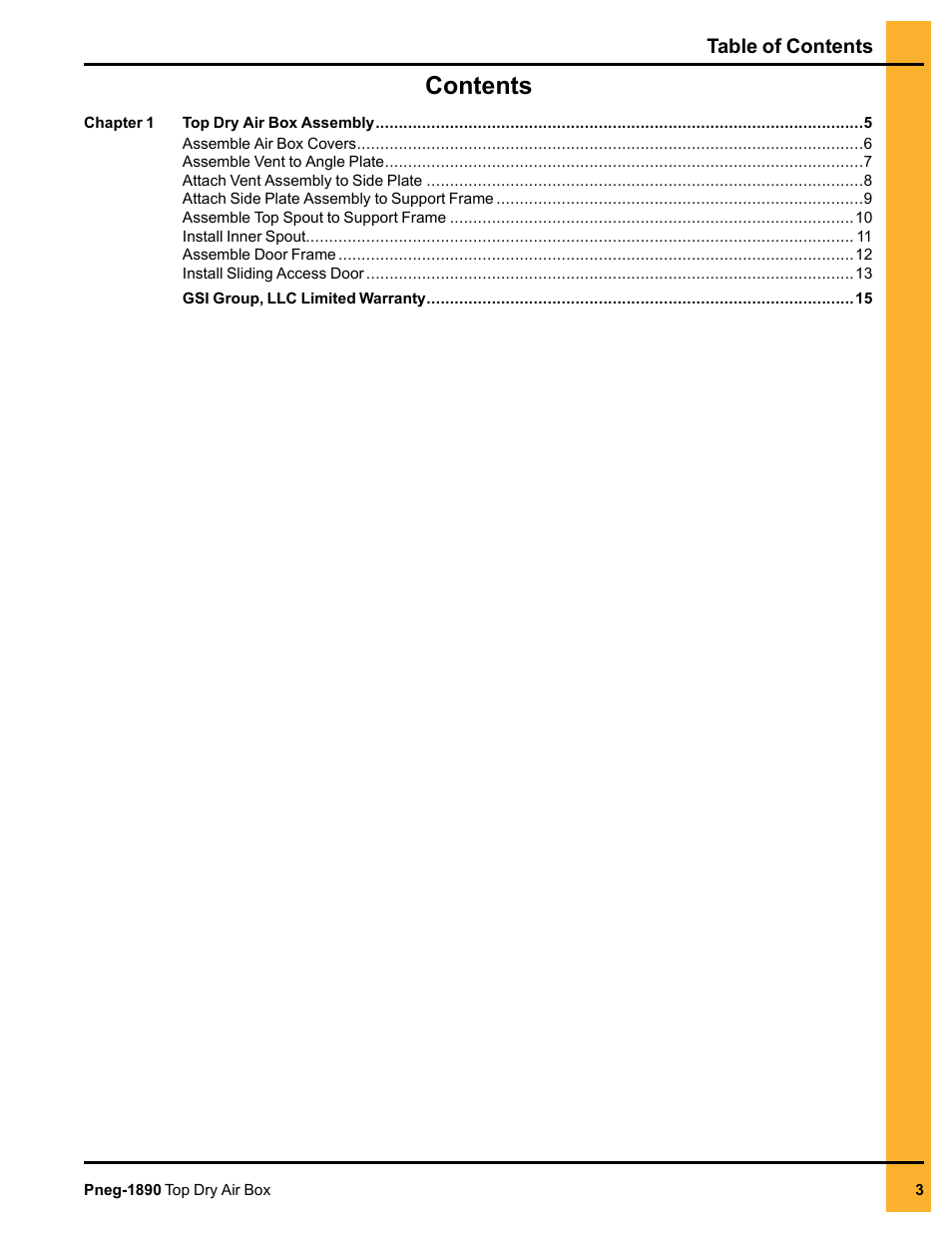 Grain Systems PNEG-1890 User Manual | Page 3 / 16