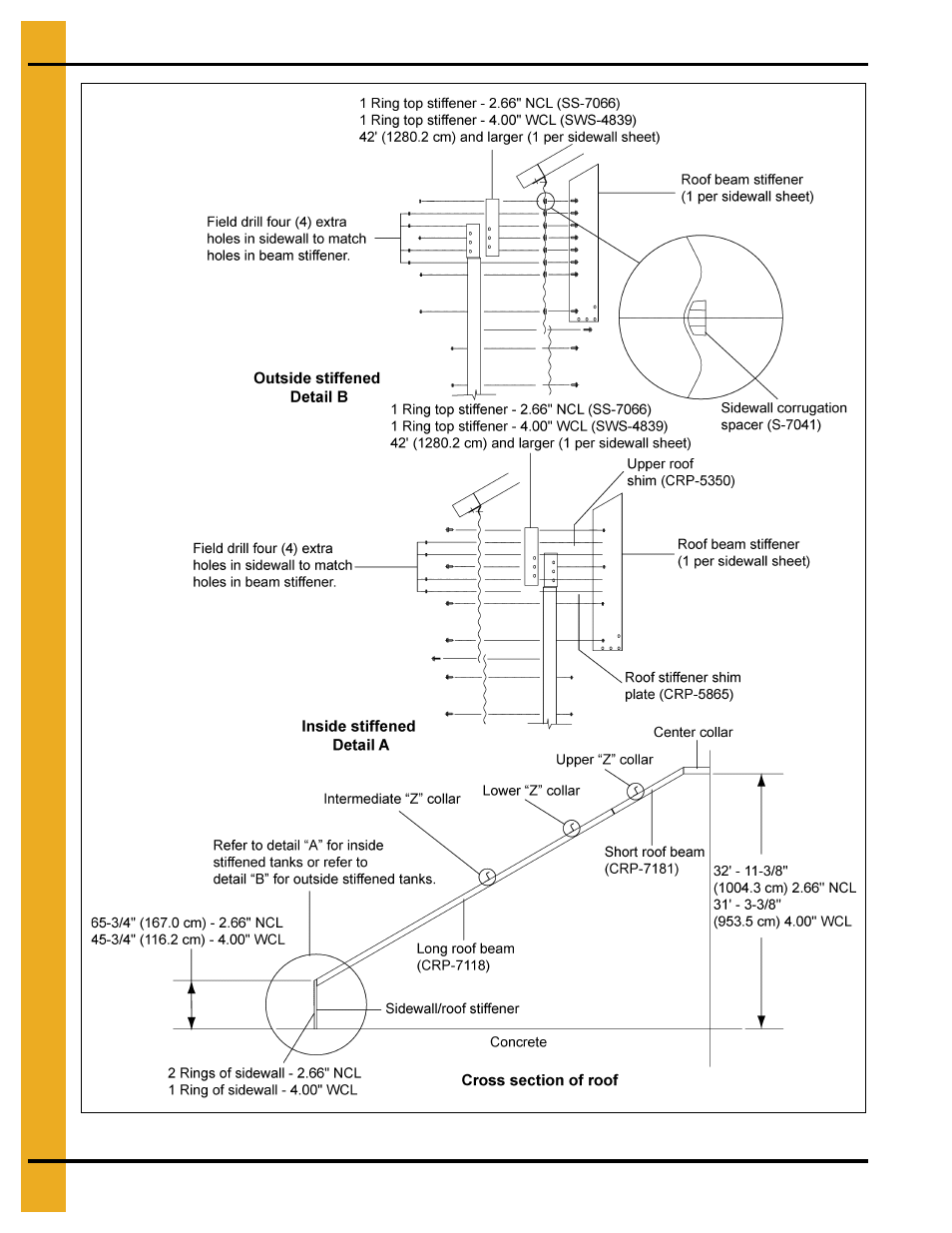 105' roof assembly instructions | Grain Systems Bin Accessories PNEG-1883 User Manual | Page 12 / 26