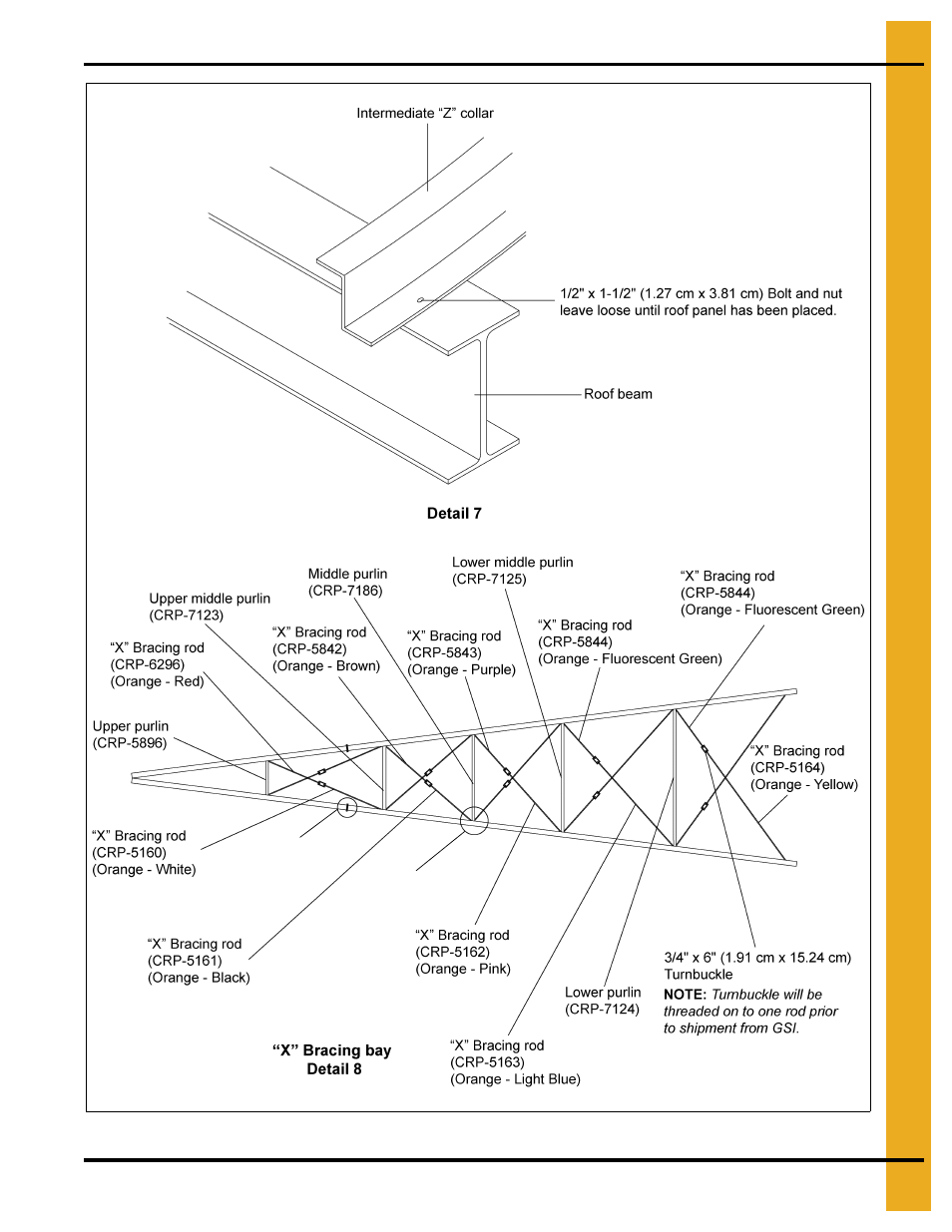 105' roof assembly instructions | Grain Systems Bin Accessories PNEG-1883 User Manual | Page 17 / 26