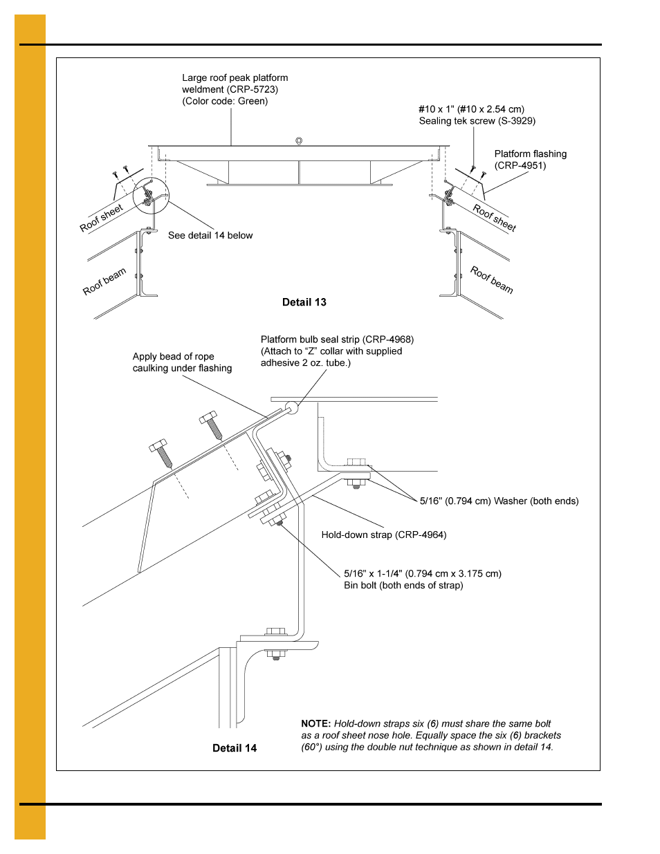 105' roof assembly instructions | Grain Systems Bin Accessories PNEG-1883 User Manual | Page 22 / 26