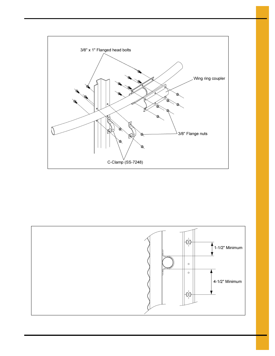 Wind ring assembly | Grain Systems Bin Accessories PNEG-1859 User Manual | Page 47 / 90